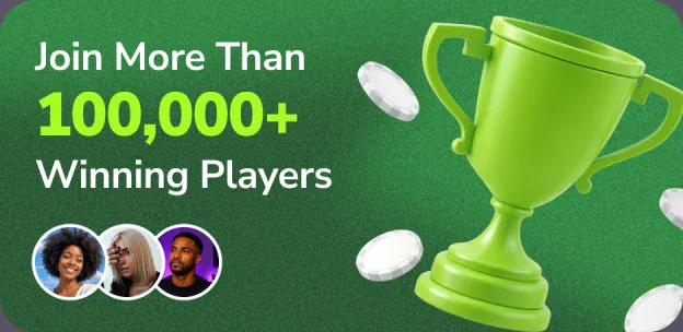 Junte-se a mais de 100.000+ jogadores vencedores