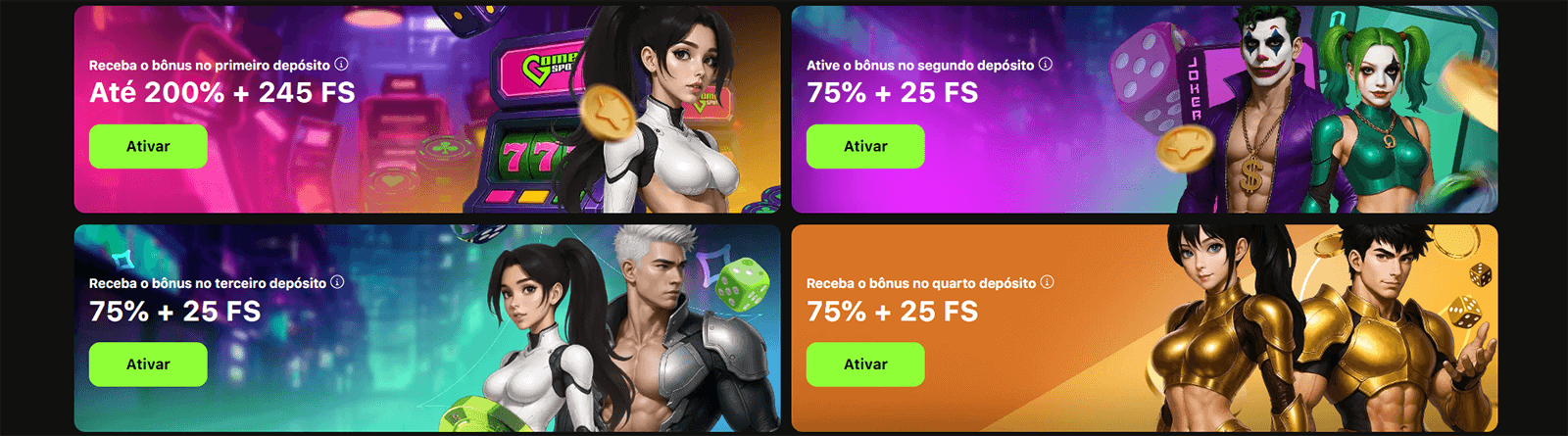 Oferta de boas vindas do GameSpot Casino em Portugal