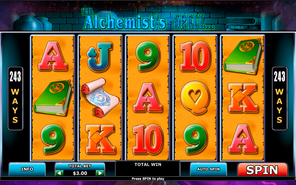 alchemists spell playtech